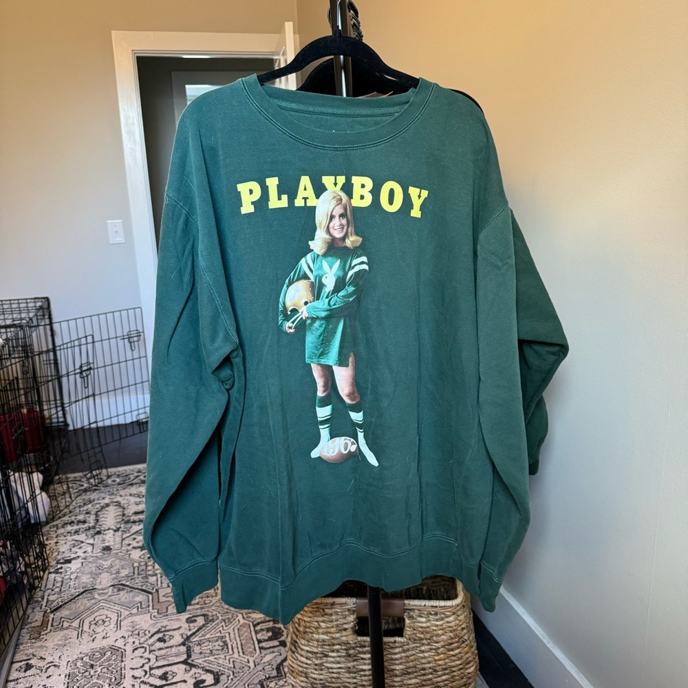 Vintage Playboy magazine cover crew neck sweatshirt